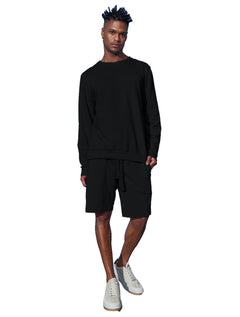 Moletom Colcci Masculino Crewneck Simple Logo Preta