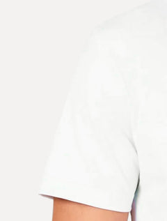 Camiseta Reserva Masculina Carimbo Gaze Off White