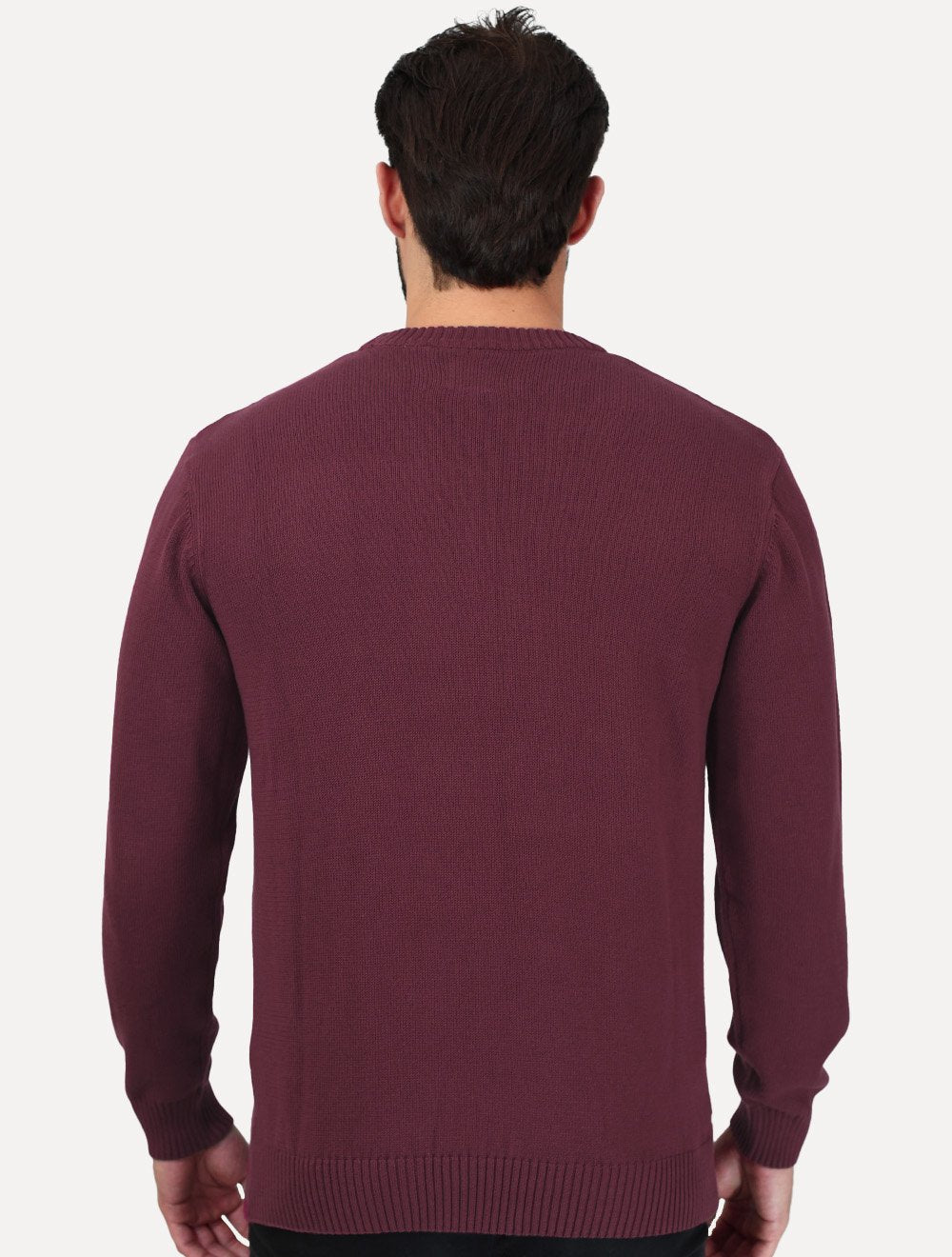Suéter Levis Masculino Crewneck Classic Housemark Logo Bordô