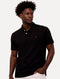 Polo Aramis Masculina Regular Basic Piquet Surton Light Logo Preto