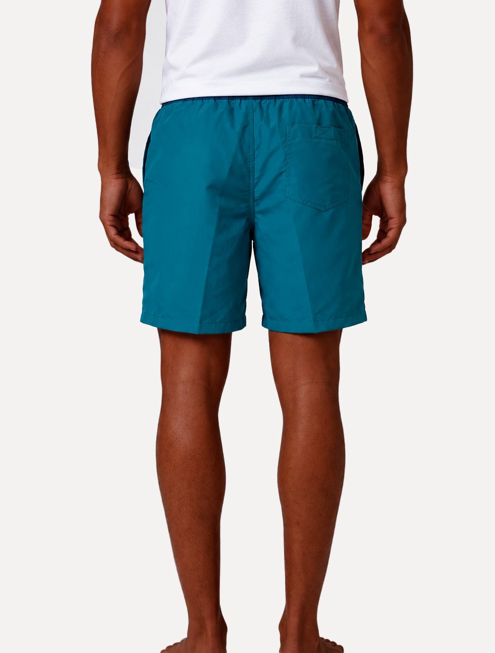 Shorts Dudalina Masculino Relax Classic Verde Turquesa