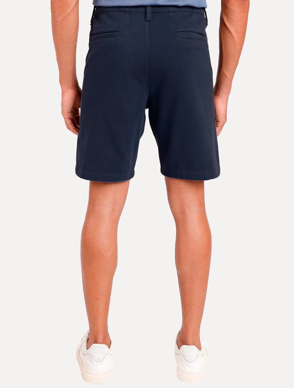 Bermuda Aramis Masculina Chino Cotton Sarja Azul Marinho