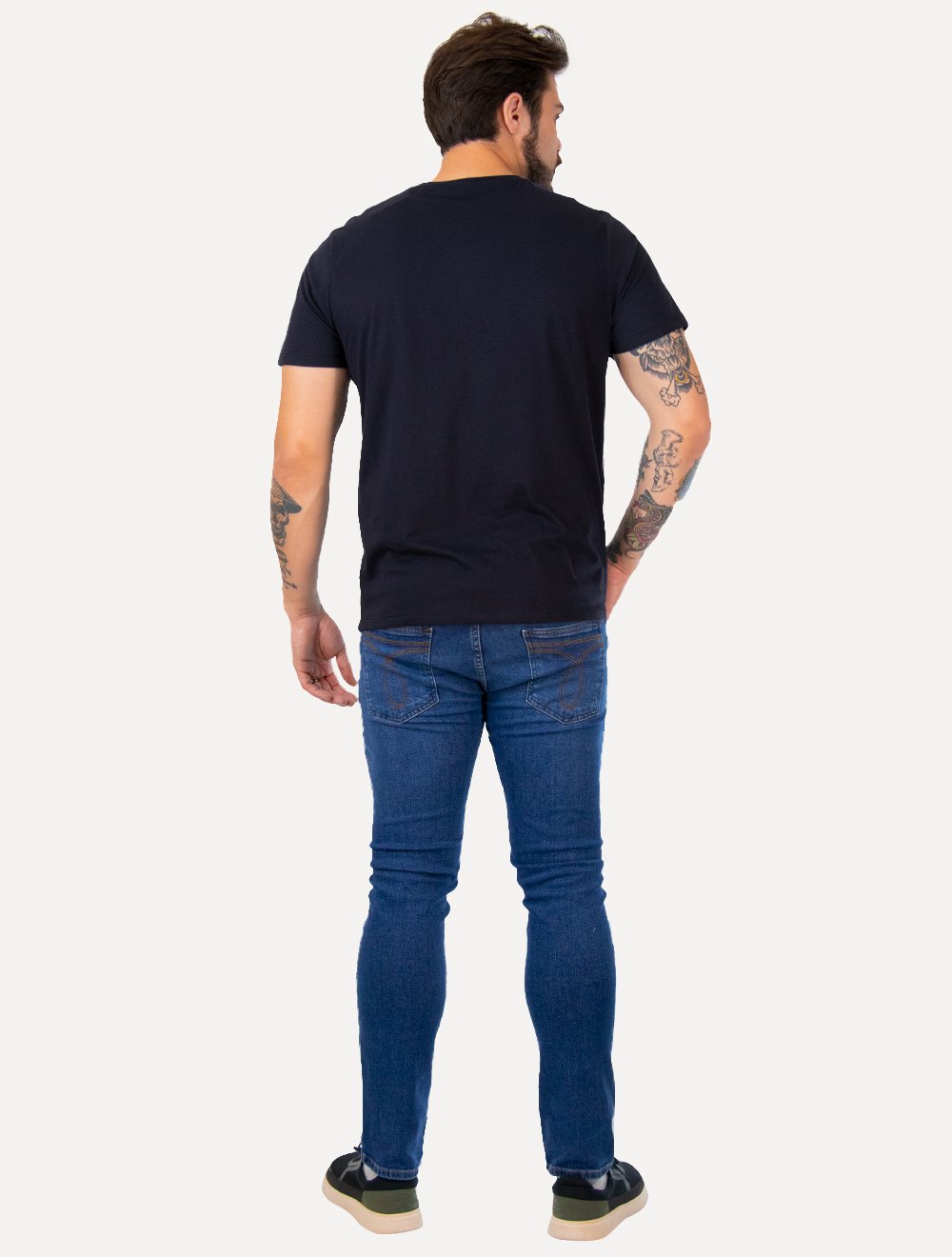 Camiseta Columbia Masculina Light Logo Azul Marinho