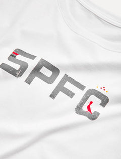 Camiseta Reserva Masculina SPFC Bust Name Branca