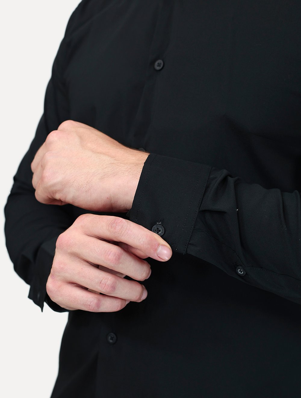 Camisa King & Joe Malha Travel Pack Tech Poliflex Preta