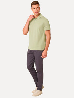 Polo Dudalina Masculina Piquet Essential Color Verde Claro