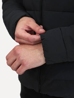 Jaqueta Calvin Klein Masculina Matelassê Full-Zip Cinza Chumbo