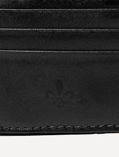 Carteira Dudalina Masculina Mágica de Couro Preta