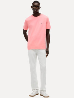 Camiseta Tommy Hilfiger Masculina Essential Cotton Rosa