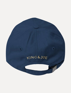 Boné King & Joe Masculino Básico Relevo com Metal Azul Marinho