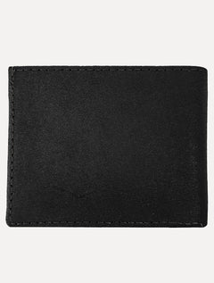 Carteira John John Masculina Couro Basic Down Logo Preta