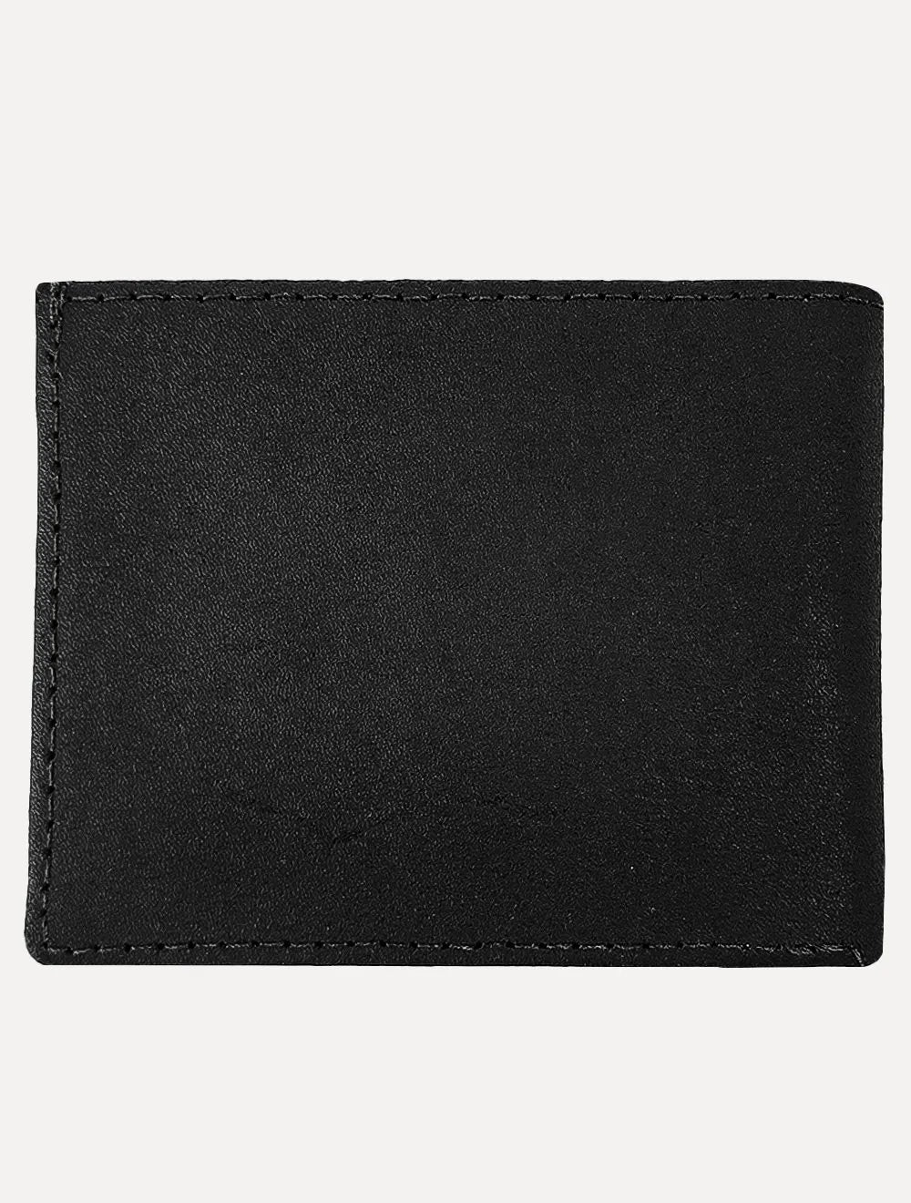 Carteira John John Masculina Couro Basic Down Logo Preta