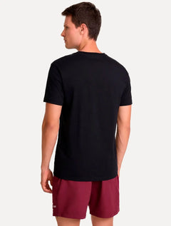 Camiseta John John Masculina Slim Fit One Black Preta