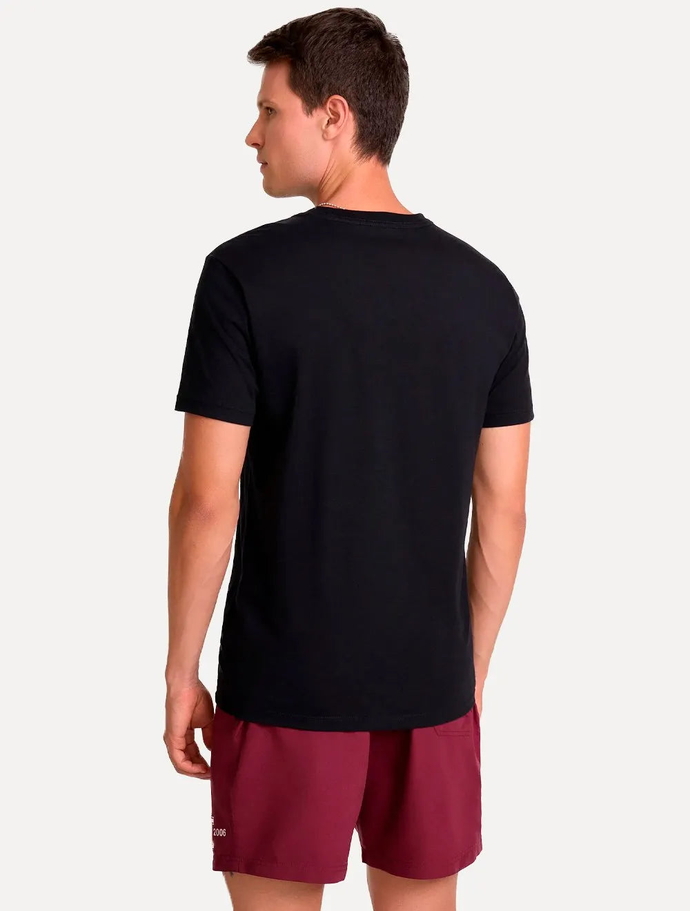 Camiseta John John Masculina Slim Fit One Black Preta