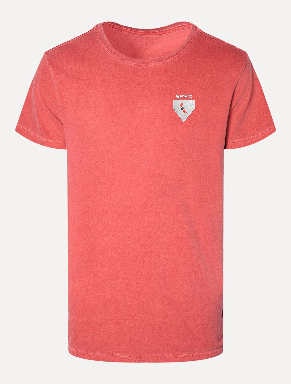 Camiseta Reserva Masculina SPFC Chest Minimalist Vermelha