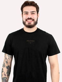 Camiseta Ellus Masculina Cotton Pima Deluxe Classic Preta