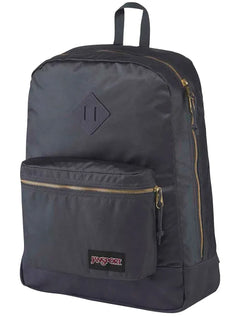 Mochila JanSport Super FX Deep Grey Gold Premium Poly Cinza Escuro