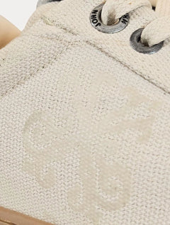 Tênis John John Masculino Lona Canvas Overlay Off-White