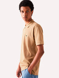 Camisa Polo Lacoste Masculina L.12.12 Cáqui