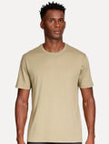 Camiseta Aramis Masculina Basic Lisa Mono Icon Caqui