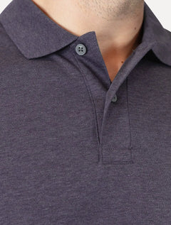 Polo Tommy Hilfiger Masculina Malha Liquid Cotton Striped Vinho Claro Mescla