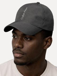Boné Calvin Klein Masculino Swim Vertical Logo Chumbo