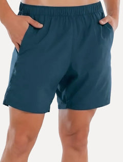 Short Mash Masculina Basico Recorte Fitness Azul Marinho