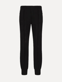 Calça Moletom Empório Armani Masculina Jogger Pocket Zip Preta