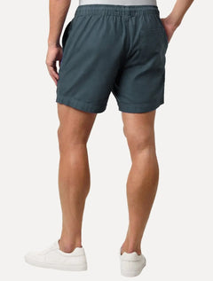 Short Calvin Klein Jeans Color Cós Elástico New Logo Azul Marinho