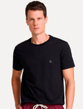 Camiseta John John Masculina Slim Fit One Black Preta
