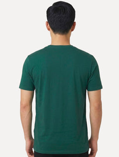 Camiseta John John Masculina Regular Fit Simple Lines Verde Escuro