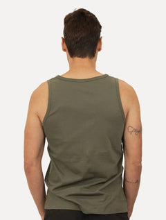 Regata Ellus Masculina Cotton Fine Classic Logo Verde Militar