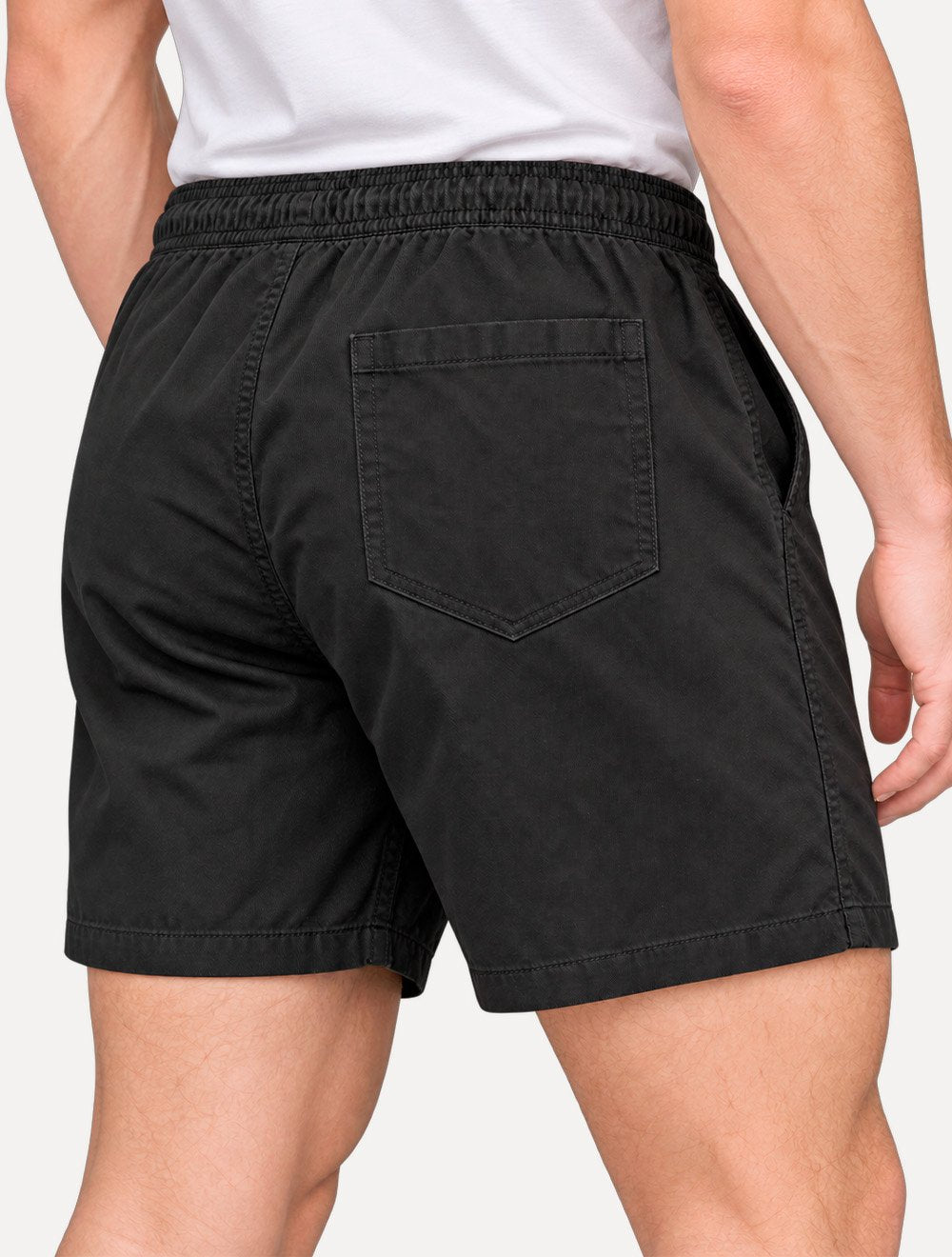Short Calvin Klein Jeans Sarja Masculino Color Elastic Mini CK Logo Preto