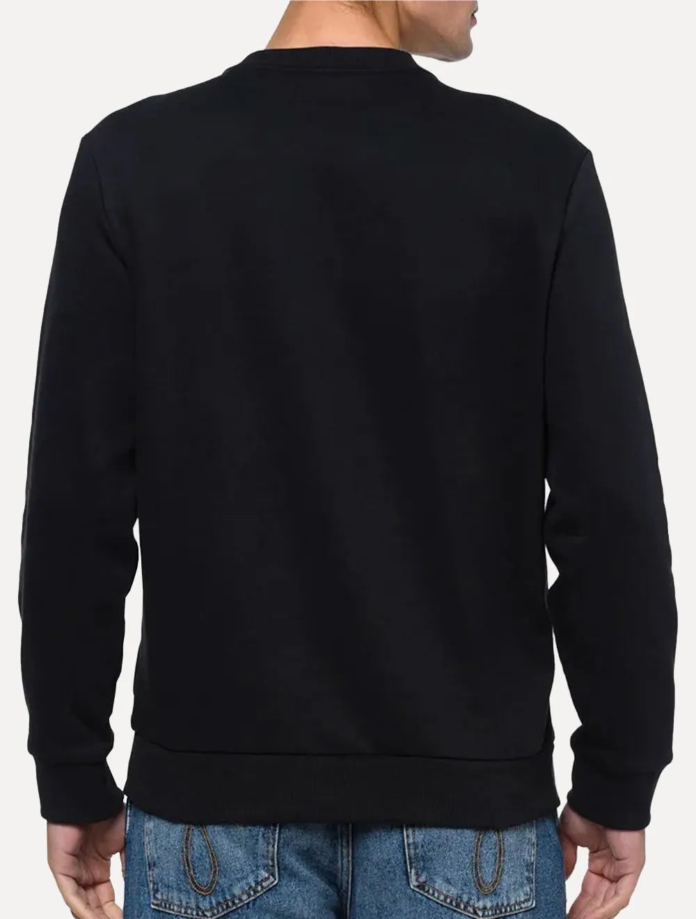 Moletom Calvin Klein Jeans Masculino Crewneck Issue Monograma Preto