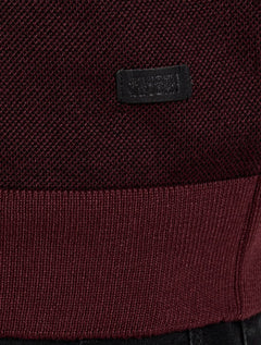 Suéter John John Masculino Regular Fit Tricot Smooth Vinho