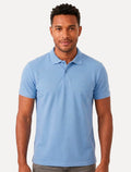 Polo John John Masculina Light Transfer Azul Claro