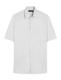 Camisa VR Masculina Casual Manga Curta Pocket Silicon Oil Branca