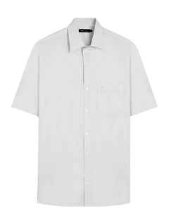 Camisa VR Masculina Casual Manga Curta Pocket Silicon Oil Branca