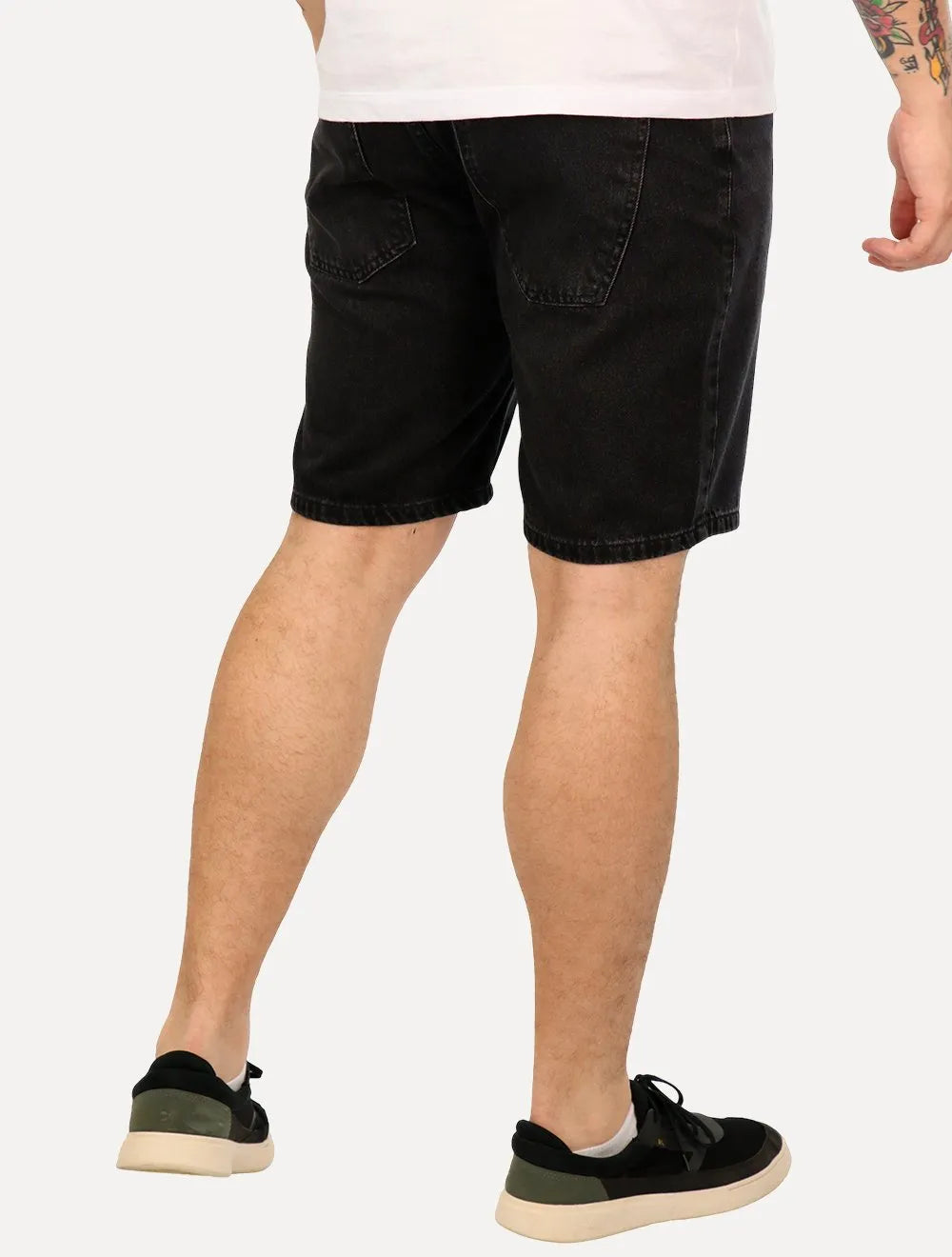 Bermuda John John Masculina Jeans Gluto Black Médio