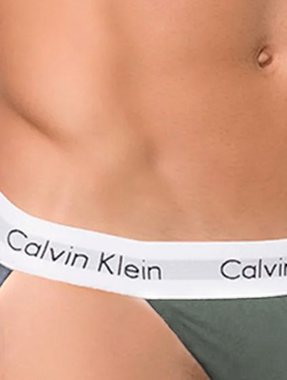 Cueca Calvin Klein Jockstrap Microfibra Classic Cinza Médio