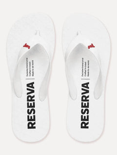 Chinelo Reserva Masculino RSV Made To The World Branco