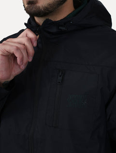 Jaqueta John John Masculina Regular Fit Jean Michael Green Preta