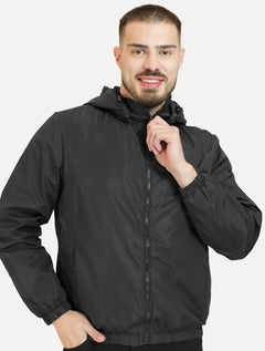 Jaqueta Dixen Masculina Corta-Vento Nylon Preta