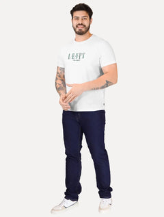 Camiseta Levis Masculina Relaxed Center Logo Branca