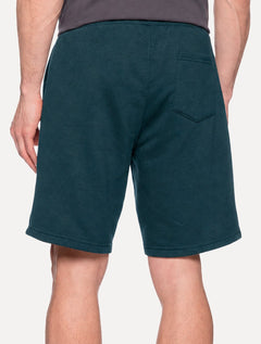Bermuda John John Masculina Moletom New Basic Azul Petróleo