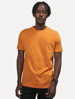 Camiseta Dudalina Masculina Ultrasoft Cotton Logo Cáqui