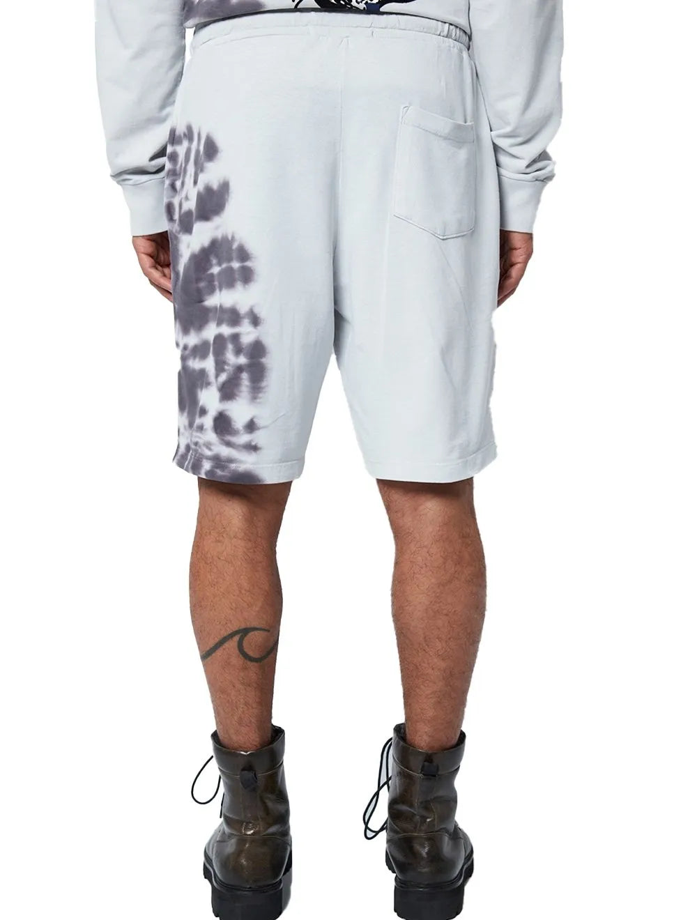 Bermuda John John Masculina Moletom Heaven Snake Cinza