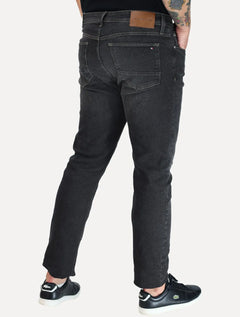 Calça Tommy Hilfiger Jeans Masculina Regular Fit Mercer Arcade Grey Cinza Escuro