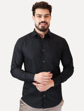 Camisa Empório Armani Masculina Stretch Embroidered Mono Logo Azul Escuro