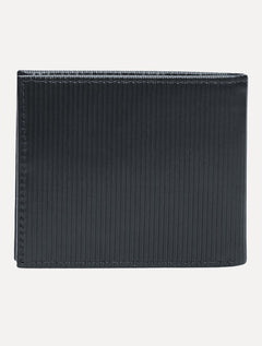 Carteira Tommy Hilfiger Masculina Couro Mini Flag Textura Vertical Azul Marinho